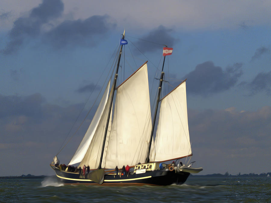 Paint Sail Photograph by Luc Van de Steeg