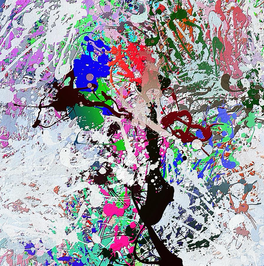 Paint Splatter Abstract Painting 37 Digital Art By Bob Smerecki Fine   Paint Splatter Abstract Painting 37 Bob Smerecki 