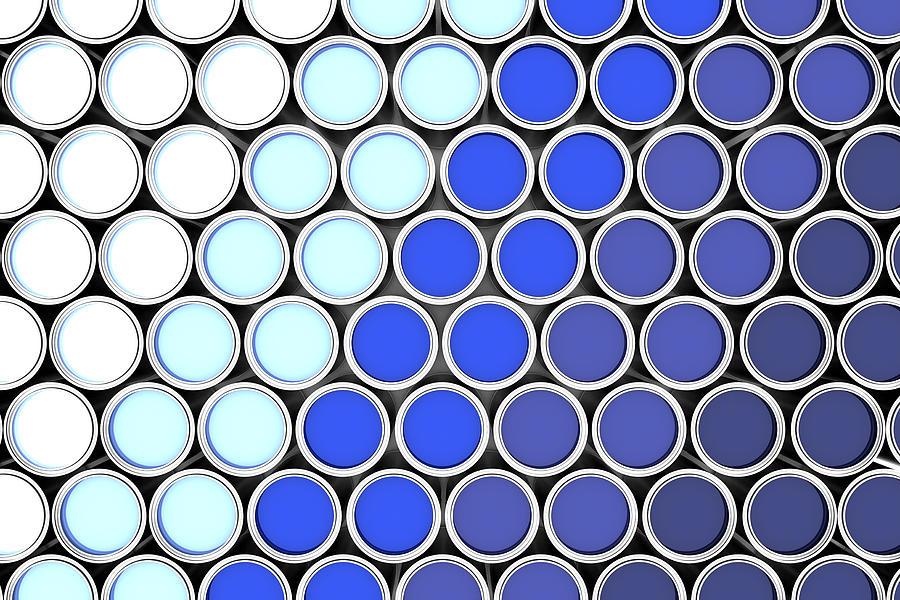 Paint tins, abstract Photograph by Andrew Dernie
