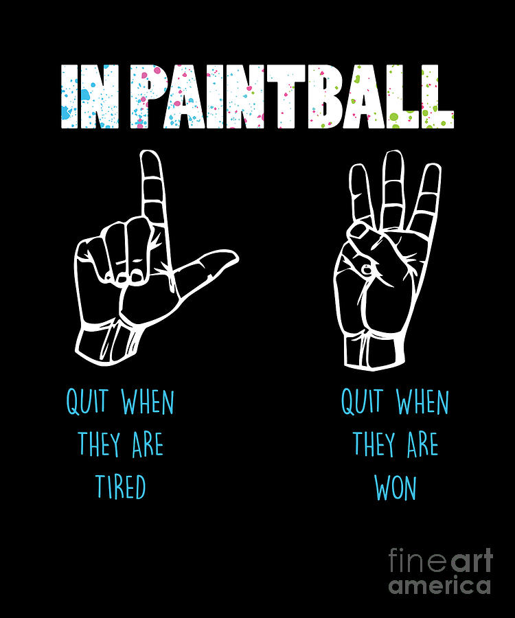 paintball sign
