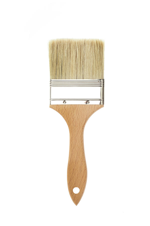 Paintbrush With Wooden Holder by Matjaz Preseren