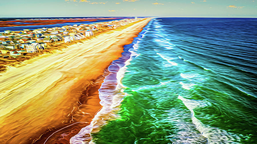 Painted Beach Digital Art by Sand Catcher