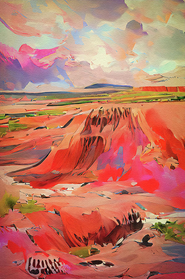 Painted Desert #1 Digital Art by Deborah League