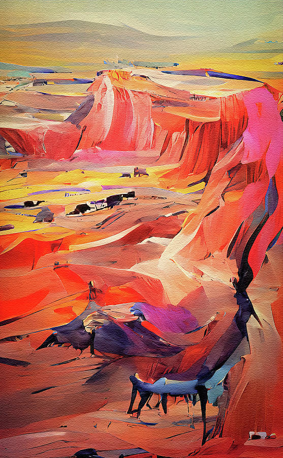 Painted Desert #2 Digital Art by Deborah League