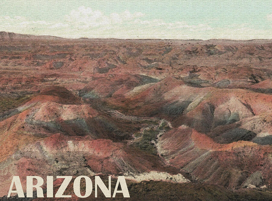 Landmark Photograph - Painted Desert, Arizona by Long Shot