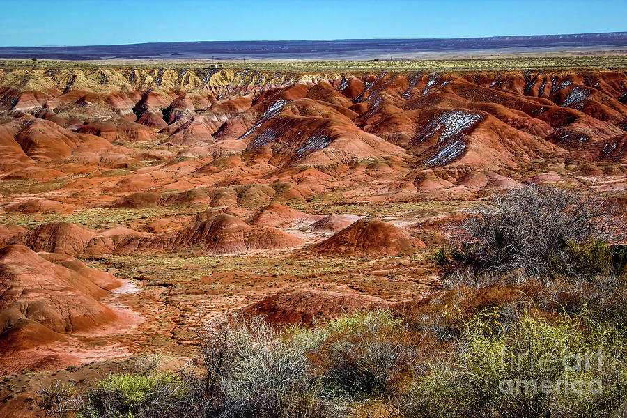 Painted Desert in Winter Photograph by Jon Burch Photography