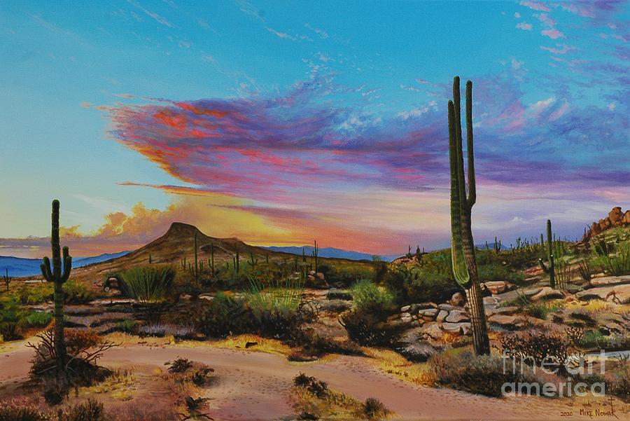 Painted Desert Painting by Michael Nowak - Fine Art America