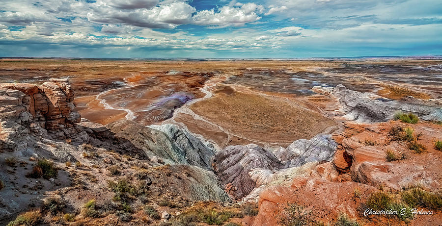 Scenic Photograph - Painted Desert View by Christopher Holmes