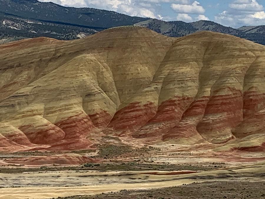 Painted Hills, Oregon 4 Photograph by Val Oconnor