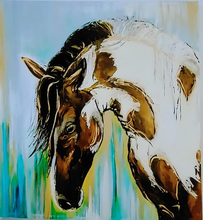 Painted Horse Color Photograph