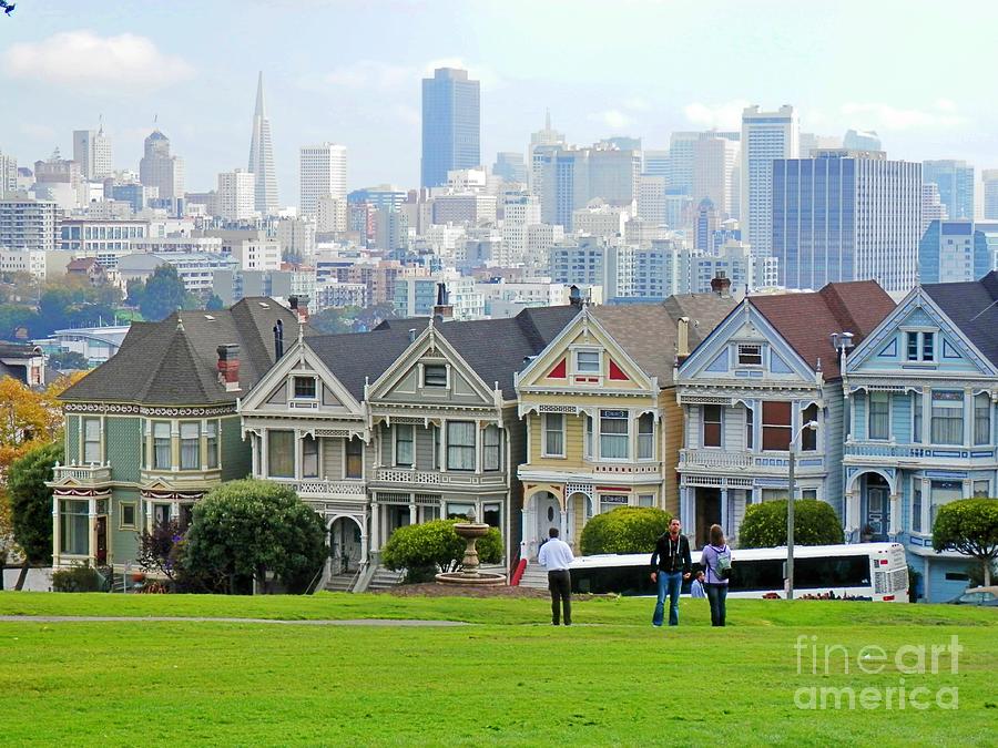 Painted Ladies in San Francisco Photograph by Claudia Zahnd-Prezioso
