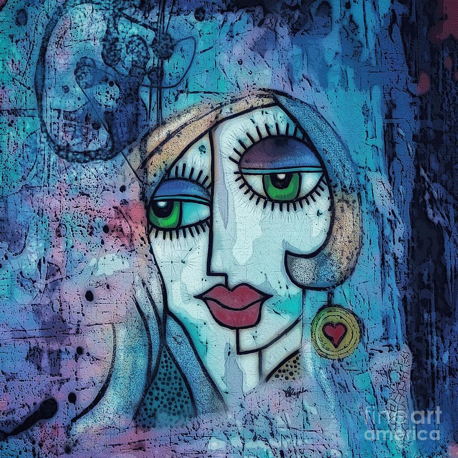Painted Lady 2 Digital Art by Diana Rajala