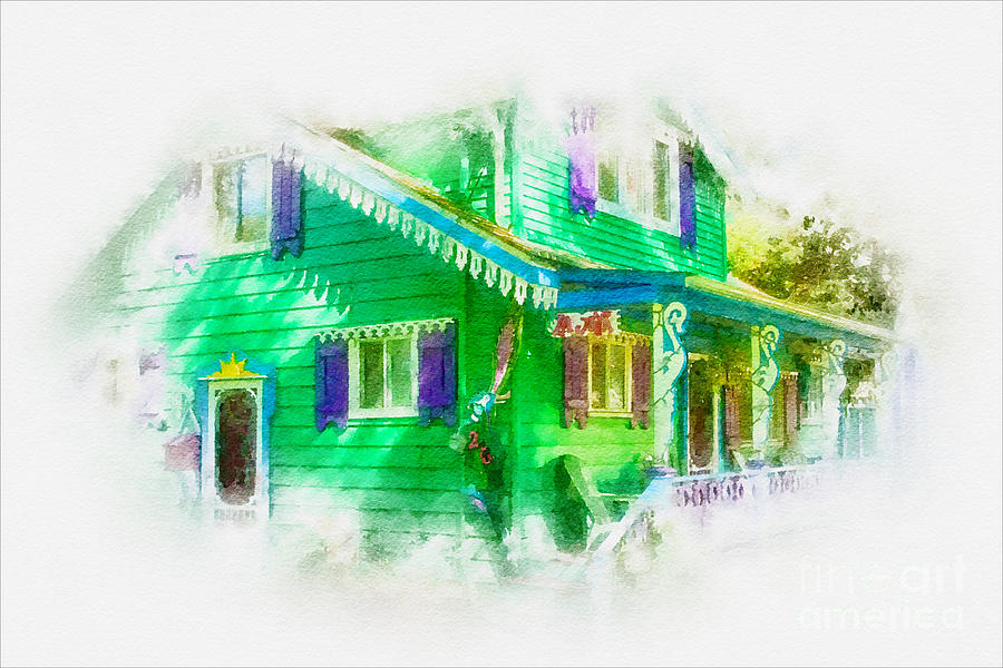 Painted Lady Corner House Photograph by Marilyn Cornwell