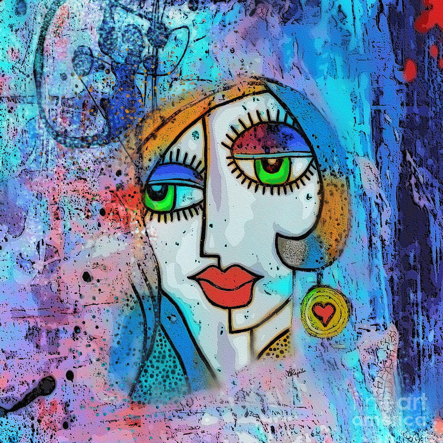 Painted Lady Digital Art by Diana Rajala