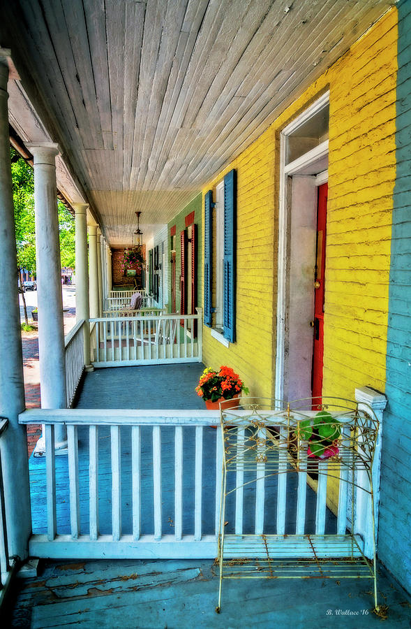 Painted Lady Porches Photograph by Brian Wallace