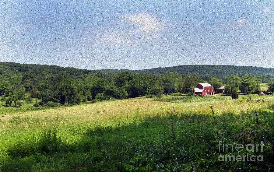 Painted Pastoral New Jersey Usa Photograph