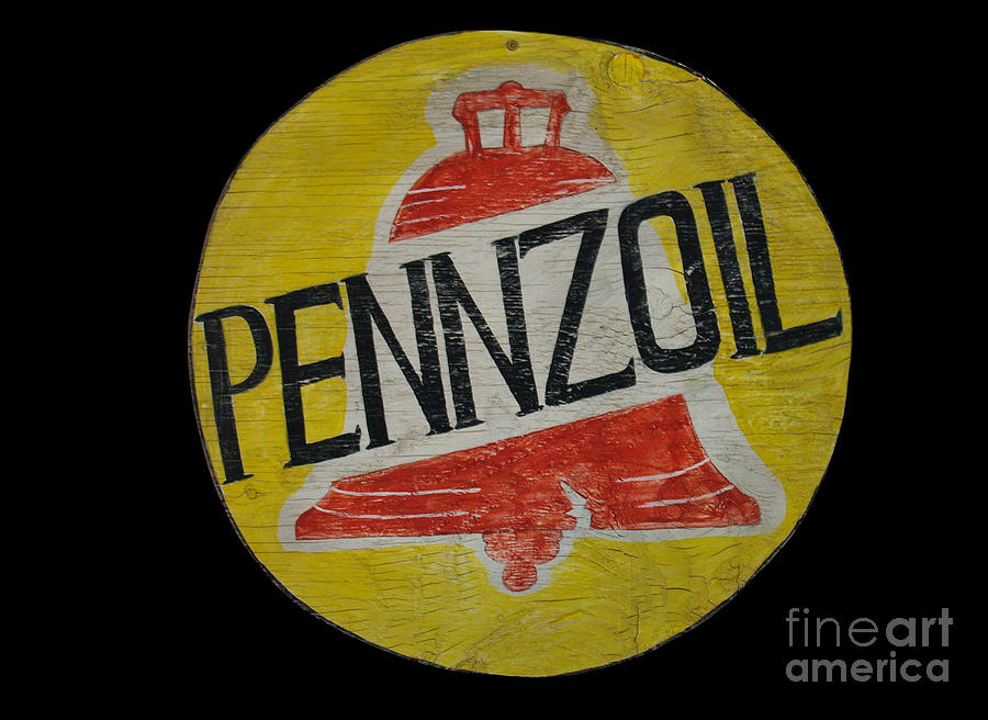 Painted Pennzoil Photograph