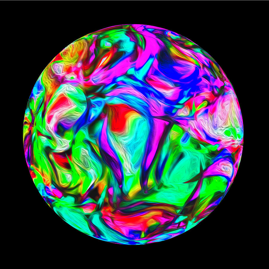 Painted Planet Digital Art