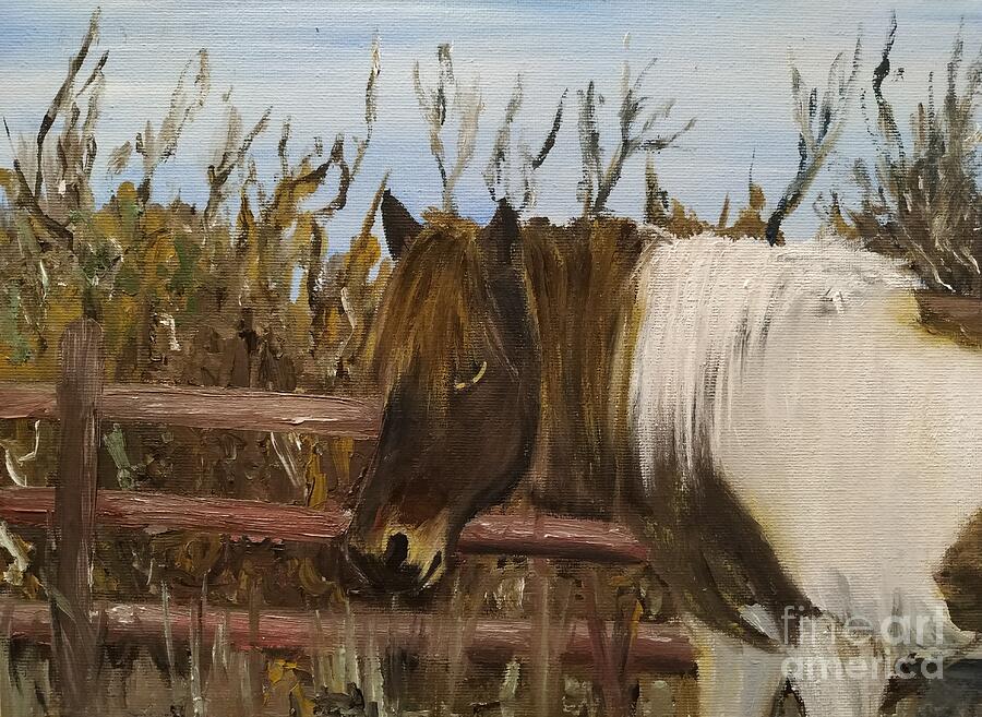 Painted Pony Painting by Call Me Abbie - Abbie Shores Painted Pony Painting by Call Me Abbie - Abbie Shores