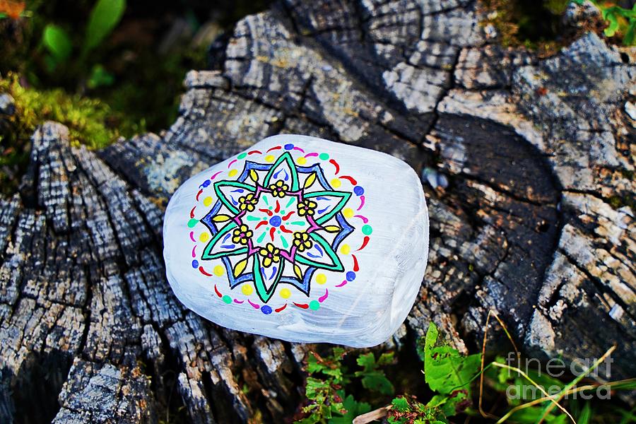 Painted Rock Photograph by Claudia Zahnd-Prezioso