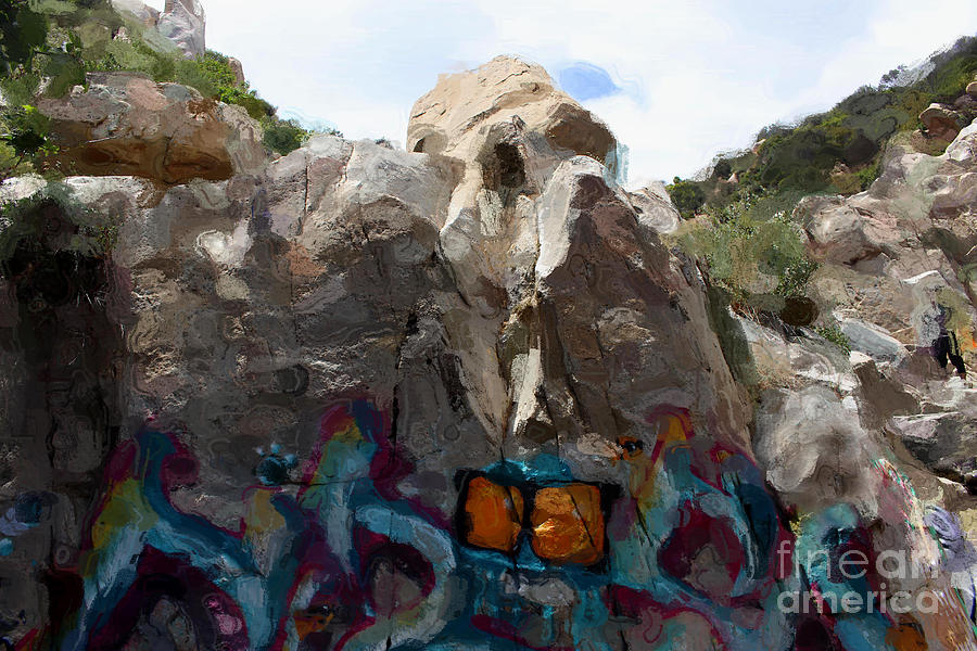 Painted Rocks Photograph by Katherine Erickson