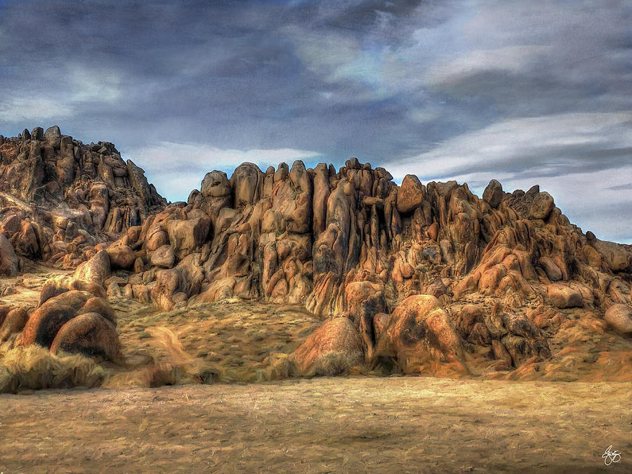Painted Sky Over the Alabama Hills Photograph by Wayne King