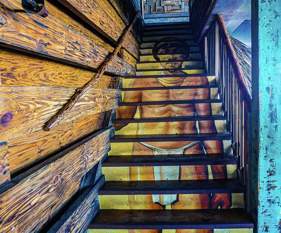 Painted Stairs Photograph by Pheasant Run Gallery