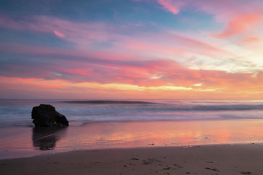 Painted Sunset Sky in Malibu Photograph by Matthew DeGrushe