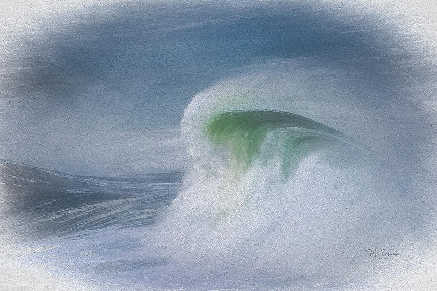 Painted Wave Digital Art by Bill Posner