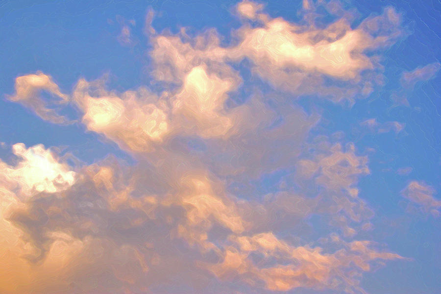 Painterly Sky Photograph by John Bartosik