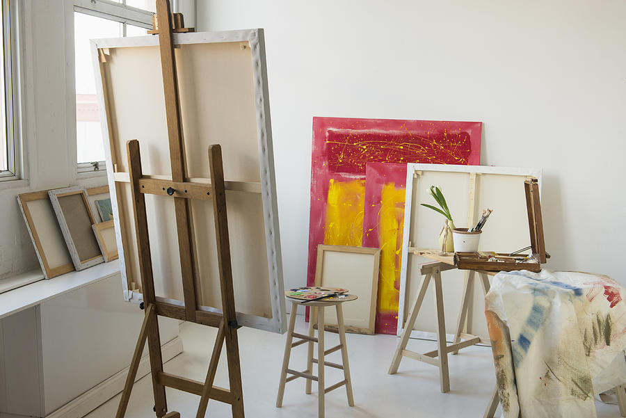 Painters studio Photograph by Tetra Images