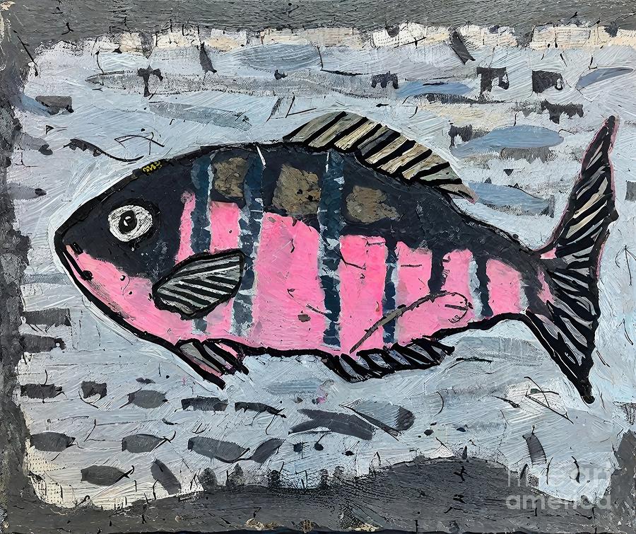 Fish Painting - Painting Fish art fish illustration background na by N Akkash