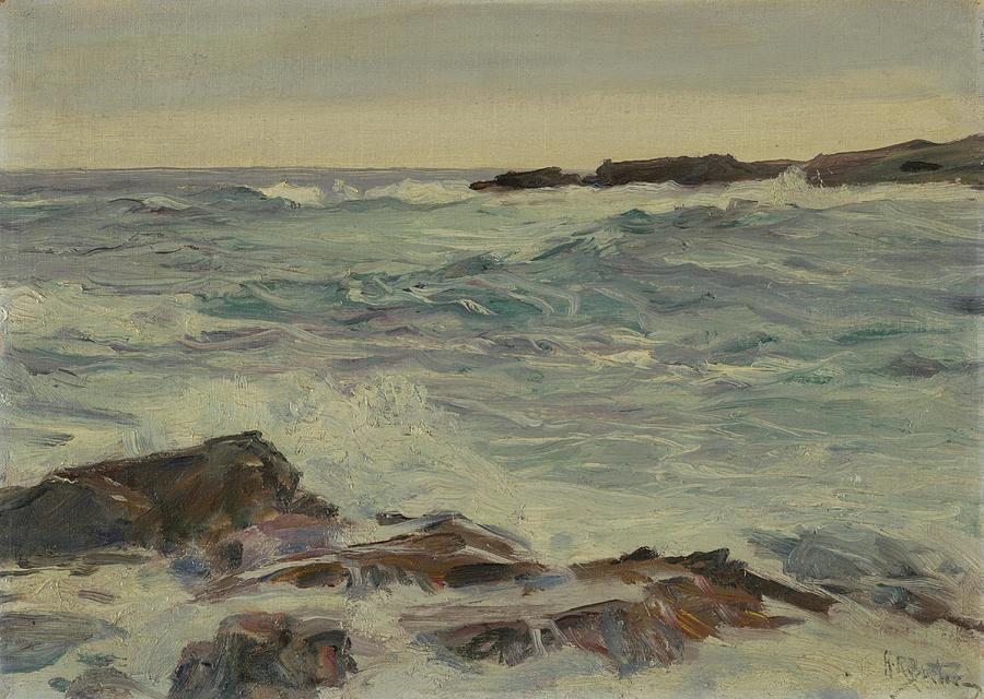 Painting Heavy Swells 1918 Painting by Howard Russell Butler - Fine Art ...