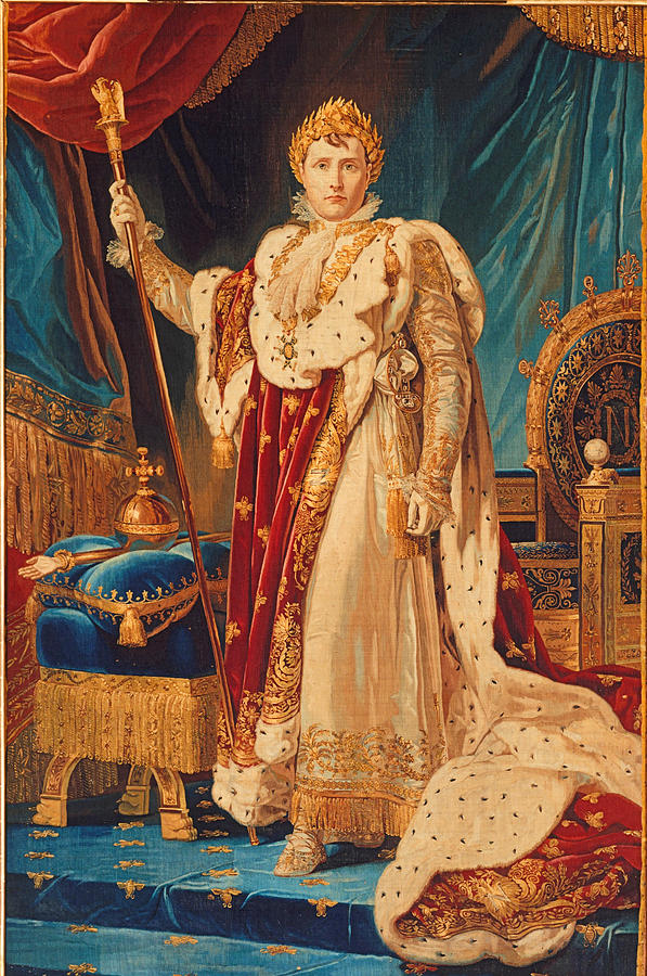 Painting Of Napoleon In A Royal Apparel Painting By Eva Bob Jeph   Painting Of Napoleon In A Royal Apparel Eva Bob Jeph 