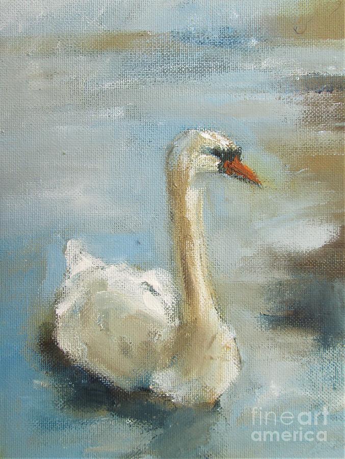 Paintings Of Swan  Painting by Mary Cahalan Lee - aka PIXI