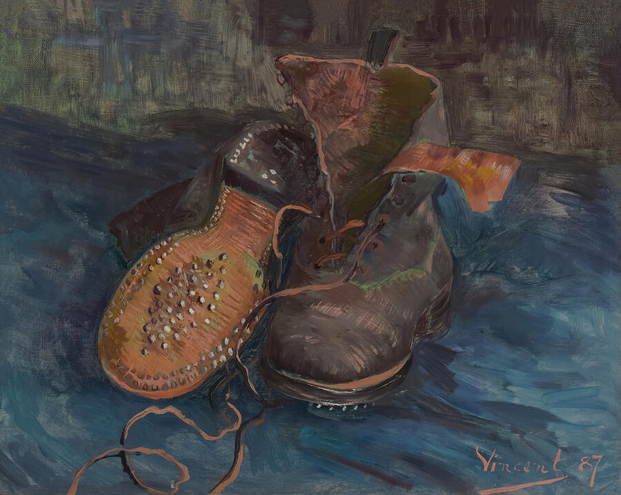 Vincent Van Gogh Painting - Pair of Shoes by Vincent van Gogh by The Luxury Art Collection
