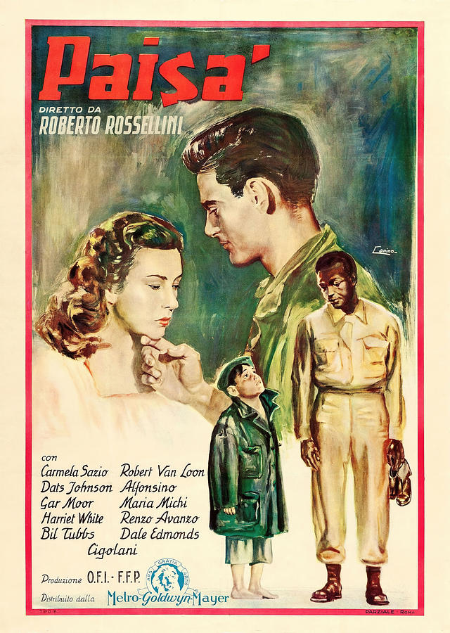 PAISAN -1946- -Original title PAISA-, directed by ROBERTO ROSSELLINI. Photograph by Album
