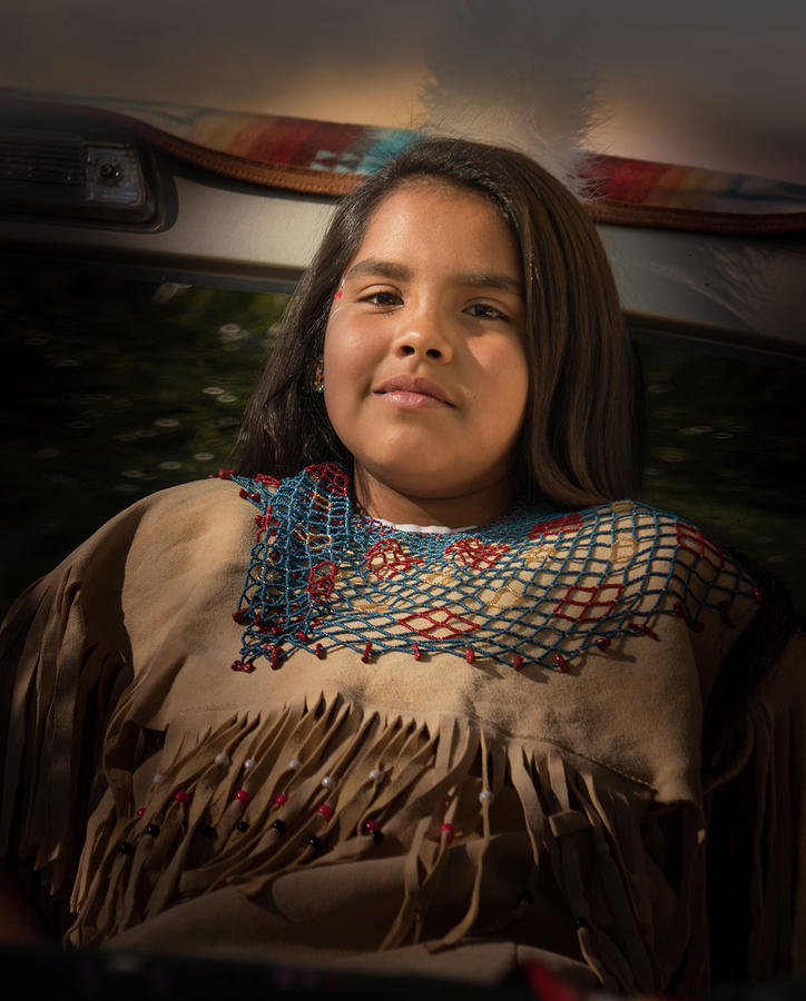 Paiute Girl Photograph by Janis Knight