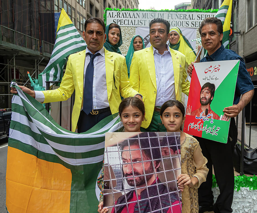 Pakistani Day Parade NYC 2022 Family on Parade Float Photograph by