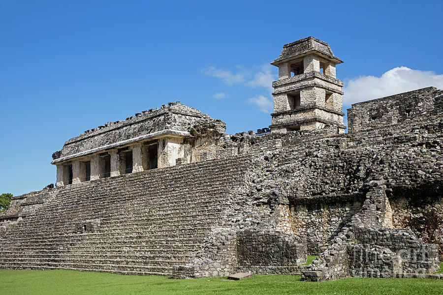 Palace at Palenque, Chiapas, Mexico Photograph by Arterra Picture Library