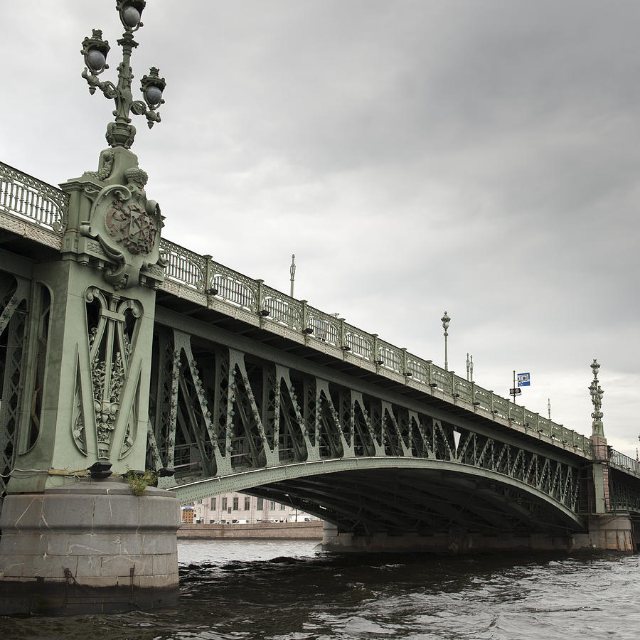 Palace Bridge across the Neva River Photograph by Fotosearch