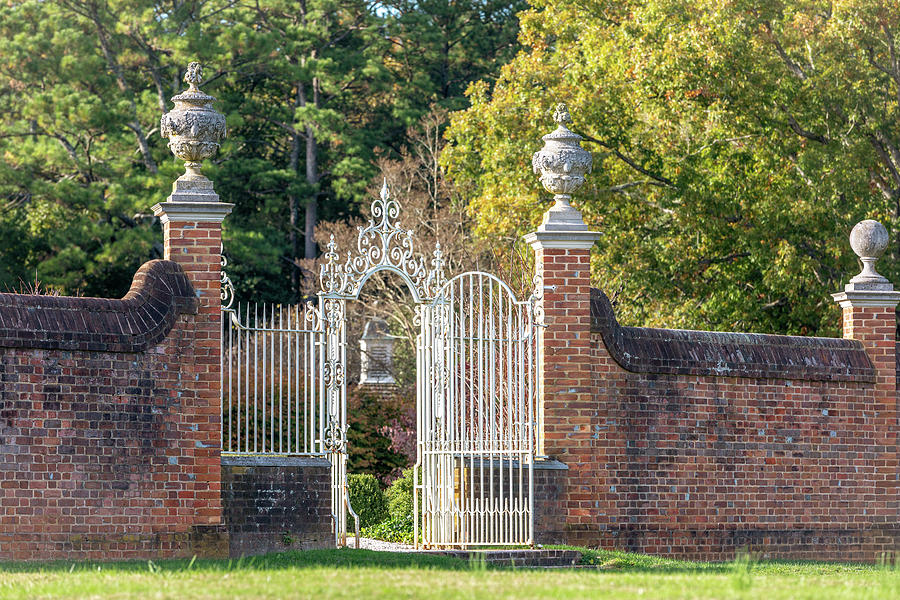 Palace Garden Gate in Autumn Photograph by Rachel Morrison