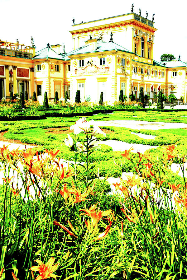 Palace In Wilanow In Warsaw, Poland 3 Photograph by John Siest