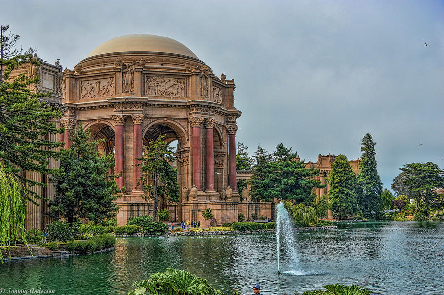 San Francisco Photograph - Palace of Fine Arts -1 by Tommy Anderson
