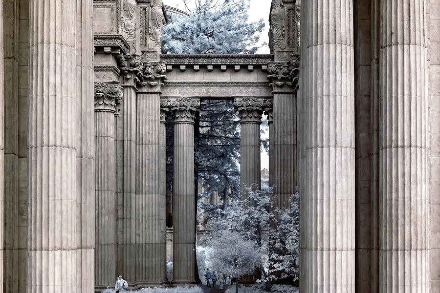 Palace Of Fine Arts Infrared Photograph