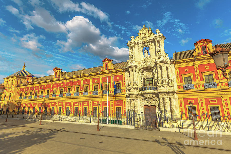 Palace of San Telmo Seville Photograph by Benny Marty