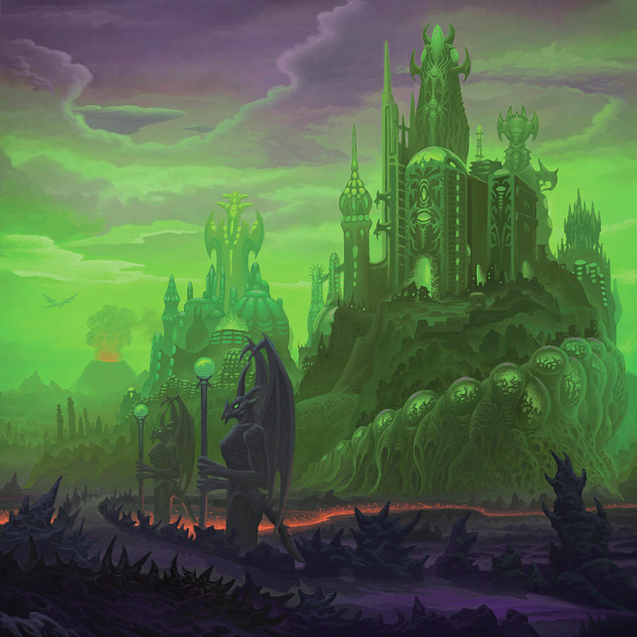 Realm of the Demon King Painting by Mark Cooper