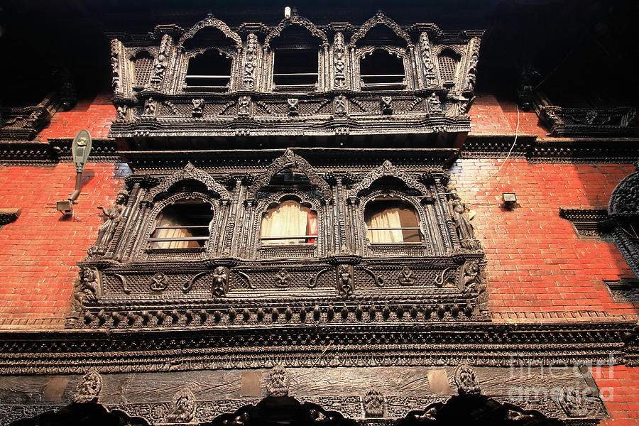 Palace of the Kumari Ghar - Durbar Square - Kathmandu Photograph by Aidan Moran