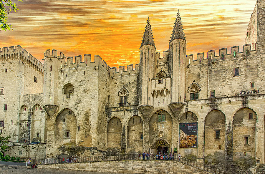 Palace of the Popes, Avignon Photograph by Marcy Wielfaert