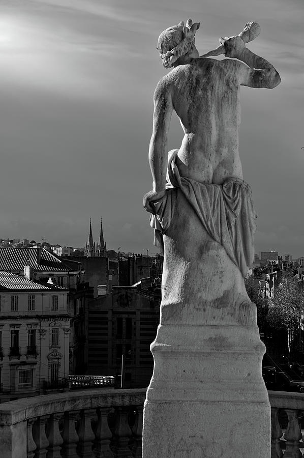 Palais Longchamp Statue in Marseille Photograph by Angelo DeVal